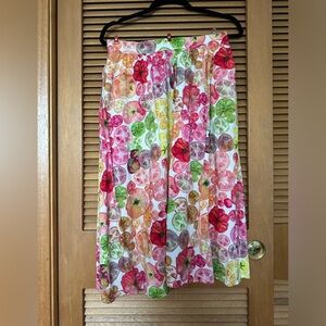 Tomato print ModCloth midi skirt